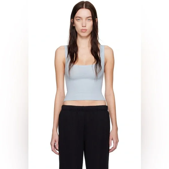 SKIMS SOFT LOUNGE TANK Celeste M Medium NWT NEW - Picture 3 of 6